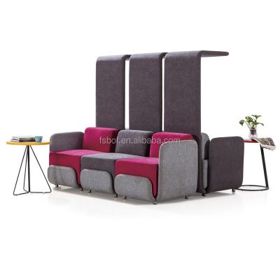 China Modern Wholesale Project Furniture Case Public Living Room Waiting Bed Sofa for sale