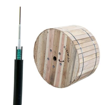 China Outdoor Duct and Duct Installation GYXTW Tube Fiber Optic Cable Price 12 Core Single Mode Fiber Optic Cable for sale