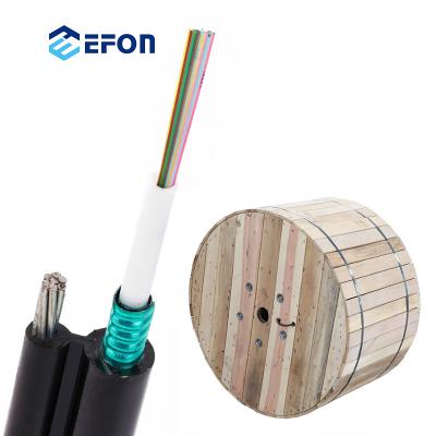 China Aerial Antenna Install And Rodent Protection GYXTC8S /Central Tube High Quality Self-supporting Outdoor Armored Figure 8 Fiber Optic Cable for sale