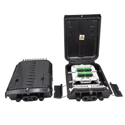 China Outdoor waterproof FTTH 16cores fiber terminal FTTH distribution box with drop cable outlet FDB box for sale