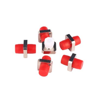 China Free Samples Factory Price FTTH Adjust FC Fiber Optic Adapters SM Single Duplex Fiber Optic Adapters Flange for sale