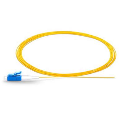 China Ftth 0.9mm Fiber Optic Pigtail Simplex LC/UPC Pigtail 1.5M Price for sale