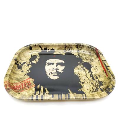 China Tobacco Rolling Tray Factory Customs Service Metal Storage Tobacco Cigarette Accessories Rolling Tray for sale