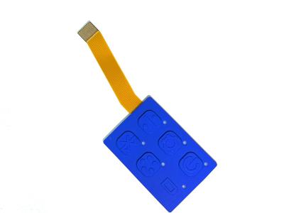 China OEM Diesign Silicone Rubber Membrane Keypad Met FPC Circuit En Lohmann Kleefmiddel Te koop