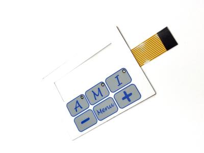 China Anti Scratch Coated Polyester Button Membrane Switch For Medical Equipment for sale