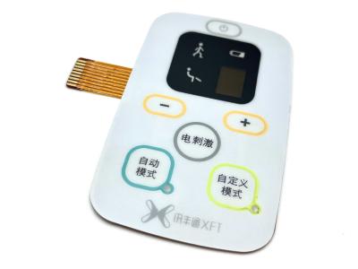 China Customizable Design Flat Single Button Membrane Switch For Household Device for sale