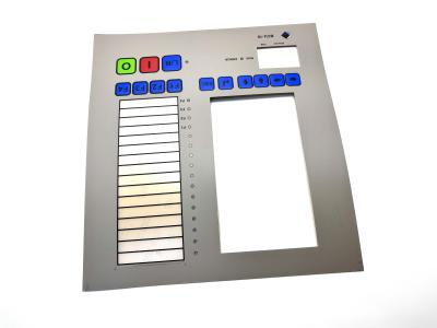 China High Brightness Green LED Stock Membrane Keypads With 3M External Adhesive for sale