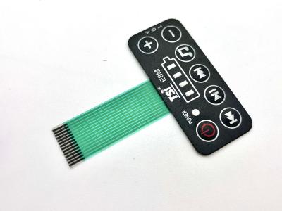 China Silver Conductive Circuit Push Button Membrane Switch For Ocean Monitor for sale