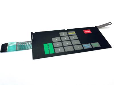 China Customized Size Flat Arduino Membrane Keypad With 2.54MM Female Connector Houdsing for sale