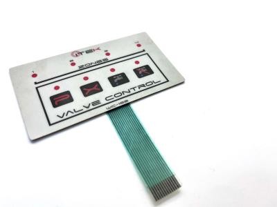 Cina Texture Mylar Side LED Push Button Membrane Switch con Molex 0,5 mm Pitch in vendita