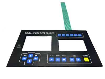 China Screen Printing Membrane Switch Types Zilver geleidend circuit met pitch van 1,25 mm Te koop