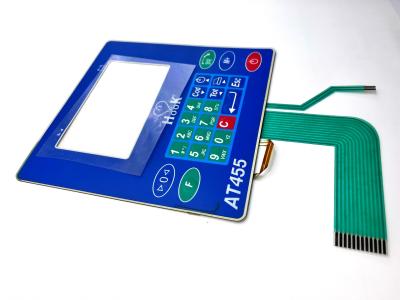 China Emboss Type Waterproof Flexible Membrane Control Panel For Testing Controller for sale