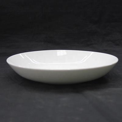 China Viable Hot Selling Moonlight Soup 20cm White High Quality Custom Bone China for sale