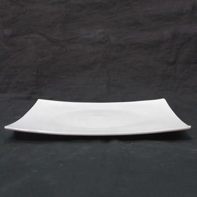 China Tangshan Sustainable Hot Selling High Quality Customization Flat Dish Series White Bone China for sale