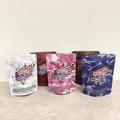 China Custom soft touch medibles mylar bags material barrier Digital printed small packaging packaging for sale