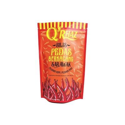 China Wholesale Smell Proof Food Grade Moisture Proof Printed Zipper Plastic Packaging Spicy Fish Bag for sale