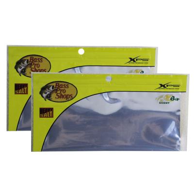 China Custom Printed Moisture Proof Mylar Zipper Fish Lure Packaging Soft Ziplock Plastic Bags for sale