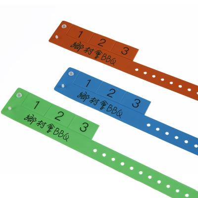 China Wholesale Event Party Waterproof PVC Material Free Design Waterproof Wristbands for sale