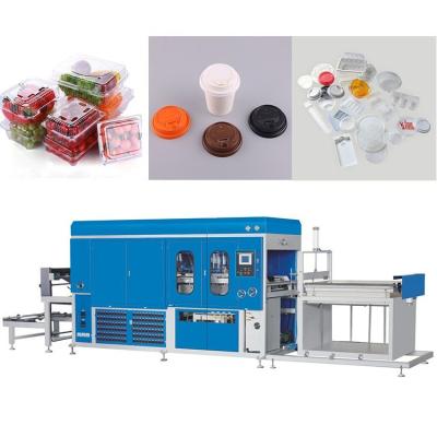 China Multi Full Automatic Hotels Fast Food Box Plastic Vacuum Forming Machine Thermoforming Machine for sale