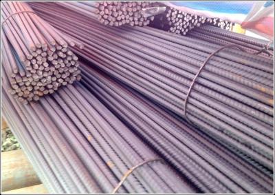 China ASTM Standard Reinforcing Bars , Black Structural HRB335 Reinforcing Steel Rods for sale