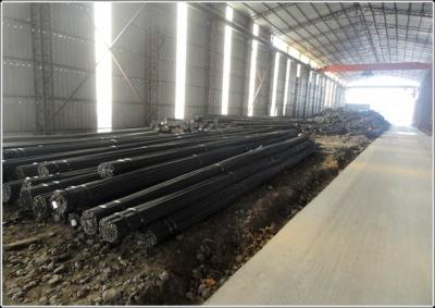 China Low Carbon Black Deformed Steel Bars , 18mm HRBF335 Steel Reinforcing Rods for sale