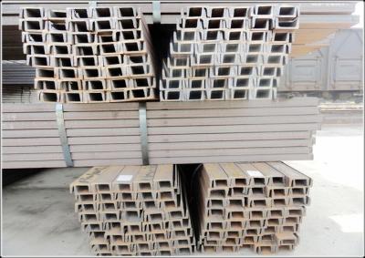 China Prefabricated Steel U Shaped Steel Channel , Building Frames U Channel Steel for sale