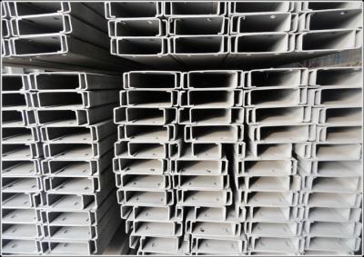 China Low Carbon Mild Steel C Channel , Galvanized JIS SS400 C Channel Steel Beam  for sale