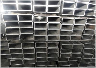 China JIS ss400 Steel Hollow Galvanized Square Tubing for Cutting / Bending / Drilling hole for sale