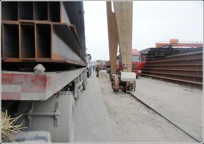 China Metal Structural SS400 Low Carbon Steel H Beams for Cutting  / Drilling Processing for sale