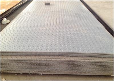 China JIS SS400 Hot Rolled Steel Diamond Plate for Cutting / Drilling Hole Available for sale