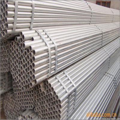 China Hot rolled Galvanized Round Steel Tube 6/9/12m Black Red Galvanizing for sale