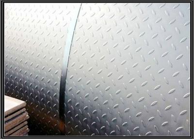 China Hot rolled Mild Steel Diamond Plate Sheet A36 for Non Slip Stair Treads / Checker Plate Flooring for sale