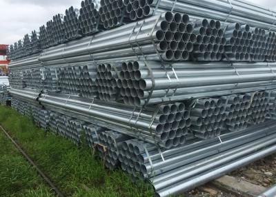 China Galvanized Circle Hollow Section carbon steel tube / Hot Rolled Round Steel Tube for Construction for sale