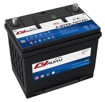 China 12V 70AH D26 CAR/TRUCK FREE BATTERY MAINTAINCE CAR START STOP BATTERY for sale