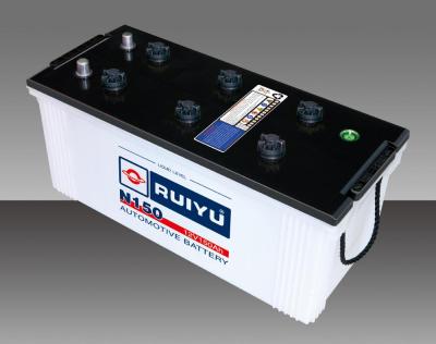 China Car Starting Battery N150 Long Life Car Truck Batteries Automotive Dry Charged Battery 12v 150 oh for sale