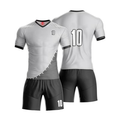 China Sets Soccer Teams Wearing Black Soccer Jerseys Men Mask Soccer Jerseys Set Soccer Shirts Boys Soccer Uniforms for sale