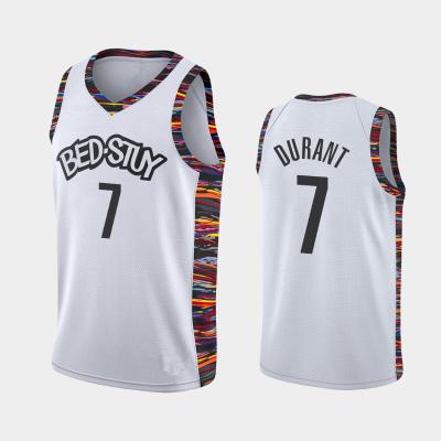 China Shirts & Main Custom Wholesale Brooklyn 7 Kevin Durant 2020 New Cheap American Basketball Teams Sports Tank Tops 11 Kyrie Irving T Shirts for sale