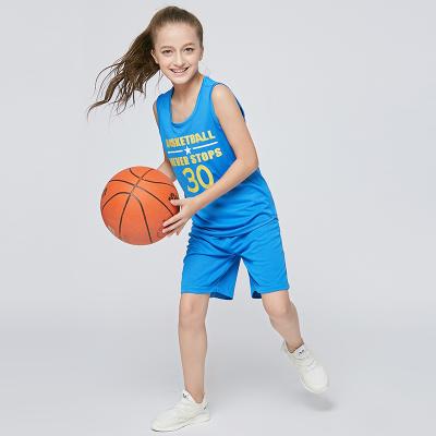 China High Quality Basketball Tank Tops Shorts Sets Kids Basketball Tank Top Sets Uniforms Kits Kid Boys Girls Sports Clothing for sale