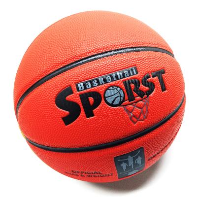 China Foot Basket Row Sports Outdoor Sporting Goods Cement Floor Wear Resistant Basketball For School Games for sale