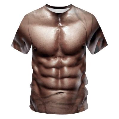 China Oversized Dropped Shoulder Tee Mens Quick Dry Compression Short Sleeve Shirts for sale