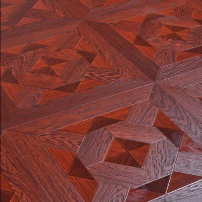 China Indoor 12mm HDF Engineered Laminate Flooring Class33 AC5 Parquet Laminate Flooring Te koop