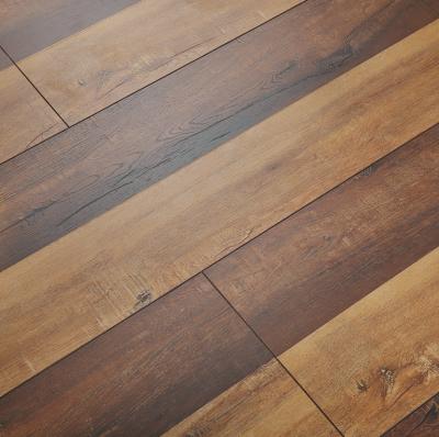 China Contemporary Dark Color Self Adhesive Laminate Flooring /Ac4 German Made Hdf Laminate Wood Flooring à venda