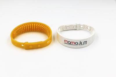 China UHF Long Range RFID Silicone Wristband For Personel Tracking 258x21x10mm for sale