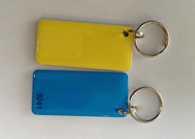 China UHF Epoxy PVC Security Hard Card With Keyring , Custom Asset Tags For Access Control for sale