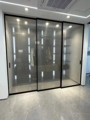 China Kitchen Glass Aluminum Alloy Sliding Door Customizable Surface Finished for sale