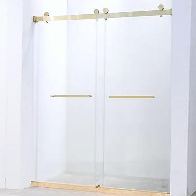 China Waterproof Glass Sliding Door Fittings Scratch Resistant Shower Door Runners for sale