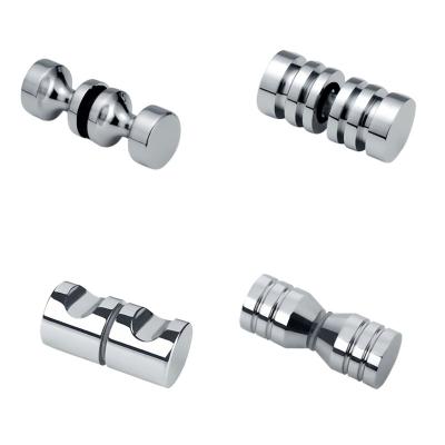 China Long Lasting Glass Shower Door Handles Adjustable With Customizable Design for sale