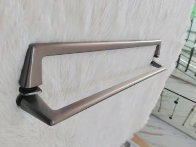 China 304 Material Stainless Steel Frameless Shower Door Handles Scratch Resistant for sale