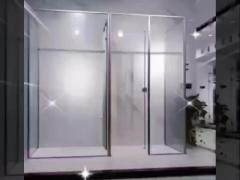 304 Stainless Steel Shower Room Bathroom Glass Door Revolving Door, One Door Dual Purpose