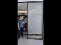 customize glass kitchen sliding door aluminum alloy with modern style